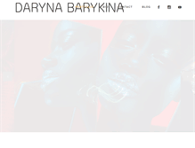 Tablet Screenshot of darynabarykina.com